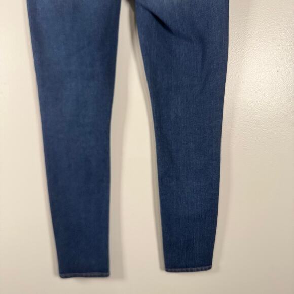 Hudson Women's Blue Stretch Krista Midrise Super Skinny Ankle Jeans Size 27 - Picture 6 of 10